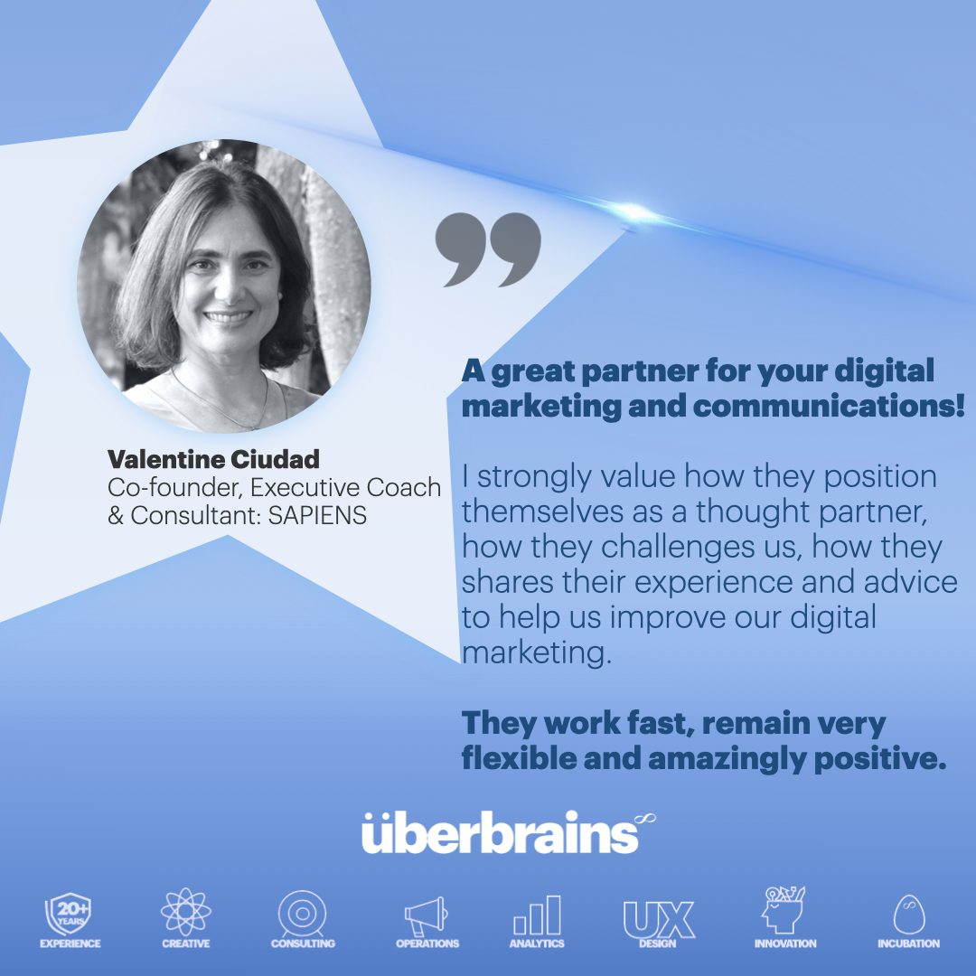 UberBrains Testimonials by clients. Review of UberBrains Services.